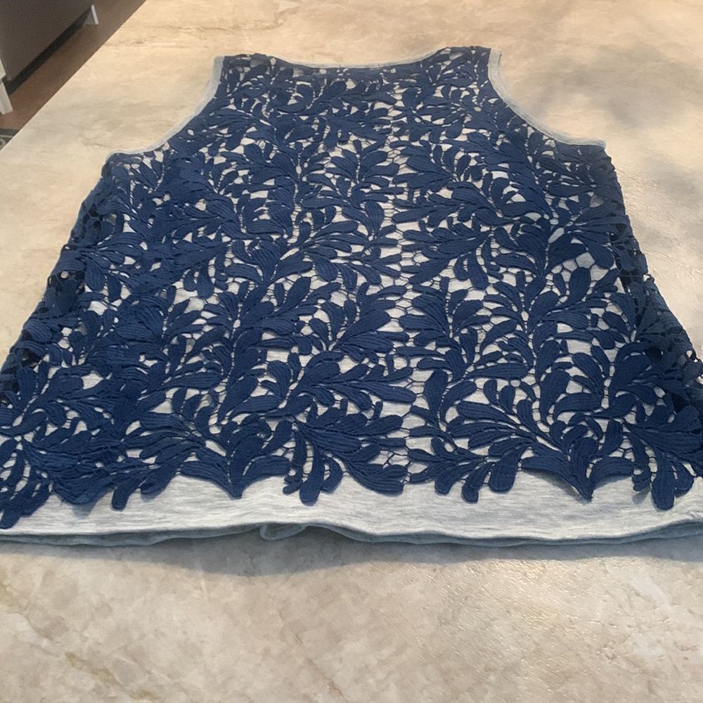 SUNDANCE Lace  Overlay Tank - Picture 7 of 7